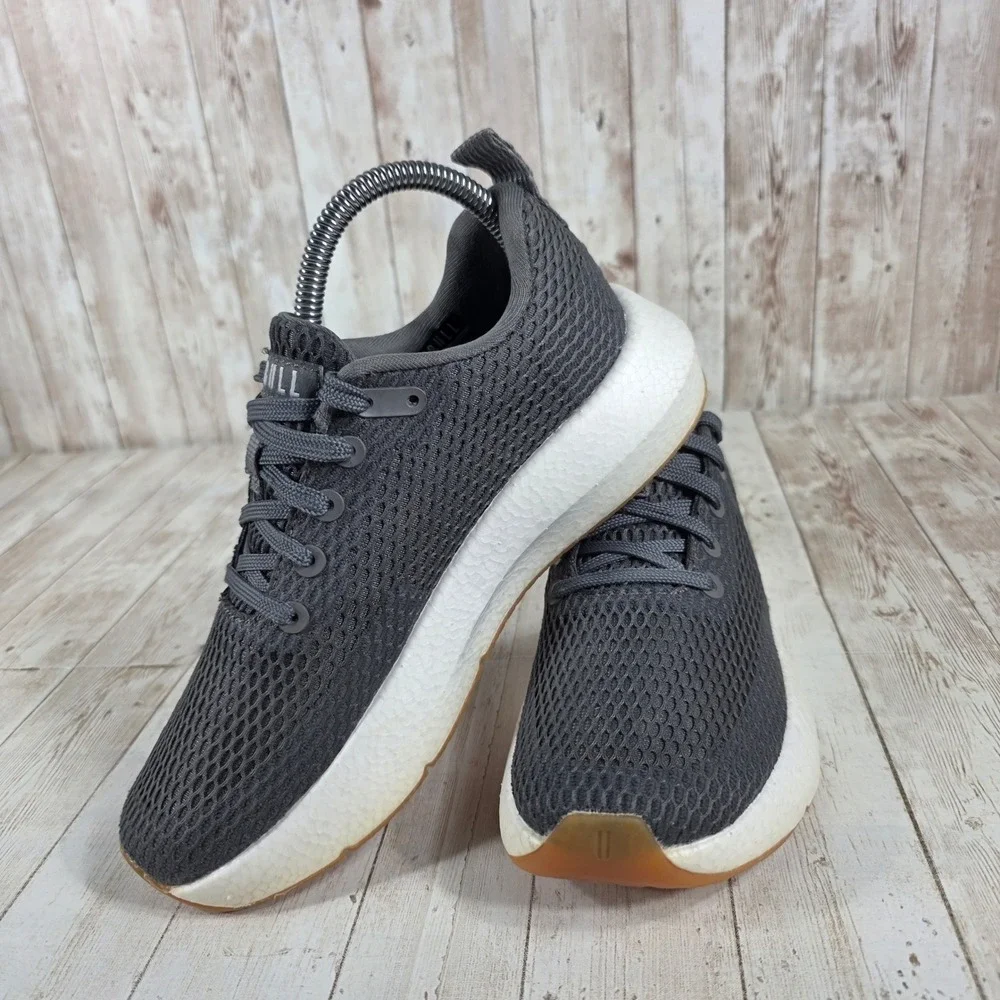 NOBULL Women Dark Gray Mesh Trainers Sneakers Athletic Shoes Size‎ 7